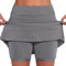 Generisch Tagesangebote Heute Damen Sport Shorts Sommer 2 In 1 Kurze Hosen Schnelltrocknende Laufshorts Fitness Yoga Jogging Training Hosenrock Gym Shorts Damen Bauchweg Radlerhose
