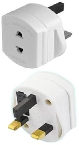 Shaver and Toothbrush Plug Adaptor Shaving Adapter Epilators Bathroom To 2 Pin 3 1A Fuse - By Modaleo
