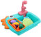 NOLITOY 1Juego Cocina Infantil con Fregadero de Agua y Lavavajillas Juguete Educativo para Simulación de Domésticas para Niñas