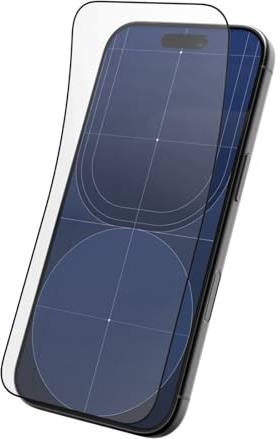 RhinoShield Impact Displayschutzfolie PRO für iPhone 17 Pro / 17/16 Pro | Transparent, ultra-klar, stoß- und kratzfest, Blaulichtfilter, Montagewerkzeug inklusive