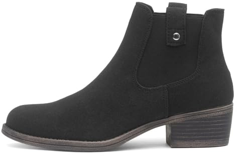 Rocket Dog Richie Womens Black Heeled Ankle Boot - Size 7 UK - Black