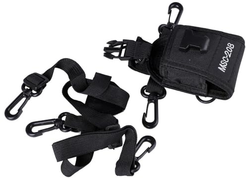 TQUXNGA Custodia da Cintura in Nylon Custodia da Cintura Portatile in Nylon Fondine Porta Radio Bidirezionale con Tracolla Regolabile. Tracolla per Radio Regolabile