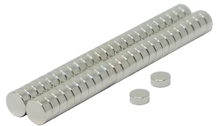N35 Neodymium Magnet for Arts, Crafts, Model Making, DIY, and Hobbies - 5mm dia x 2mm thick - 0.51kg Pull - Pack of 500