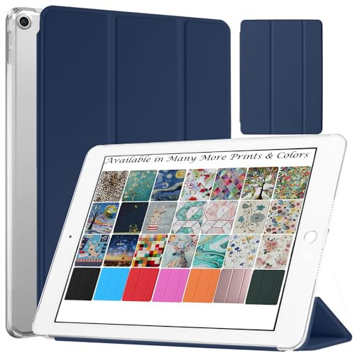DuraSafe Cases Cover posteriore rigida traslucida per iPad Air 2 2014 9,7 [Air 2nd Gen] A1567 A1566 MGLW2B/A MGL12B/A MH0W2B/A MGKM2B/A - Cover posteriore rigida traslucida per Smart PC, colore: blu
