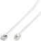 Conext Link RJ11 6P4C Modular Telephone Extension Cable Phone Cord Line Wire (7 Feet, White) （33200）