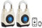 eGeeTouch Cadenas intelligent pour extérieur 4e génération, résistant aux intempéries, conception robuste pour utilisation commerciale, Bluetooth + NFC (manille courte)