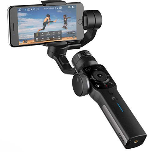 Zhiyun Smooth 4 3-Axis Handheld Gimbal Stabilizer, Focus Pull & Zoom Capability (Samsung Not Support 4K) (Renewed)