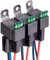 Gebildet 3 pezzi 12V Auto Fusibile Relè con Presa Filo, 30A ATO/ATC Fusibile a Lama, 4 Pin SPST On/Off Relè Elettrici Automobilistici con 12AWG Filo Pesante
