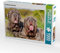 CALVENDO Puzzle Zwei Mastino Napoletano 1000 Teile Puzzle quer | 1000 Teile Lege-Größe 64 x 48 cm Foto-Puzzle für glückliche Stunden