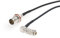 HangTon 3G SDI Adapter Cable Bulkhead Female BNC to DIN 1.0/2.3 Mini BNC for Blackmagic Video Assist Monitor, Hyperdeck Shuttle (1m, Right Angle DIN 1.0/2.3 to Female BNC)
