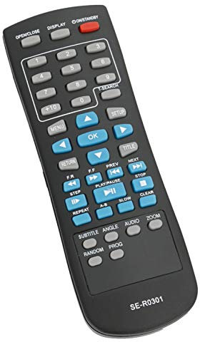 ALLIMITY SE-R0301 SER0301 Fernbedienung Ersetzen für Toshiba DVD Disc Player System SD-3300KU SD-4100 SD-4200 SD-4200KC SD-4200KU SD-4300 SD-4300KU SD-K780 SD-K780KU SD-K790KU