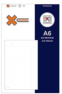 X17 A6 Notizen/Notizheft | 5X3 Methode für das revolutionäre X17-Notizbuch mit auswechselbaren Heften