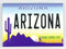 Arizona Nummernschild-Kühlschrank-Souvenir-Magnet 6,3 x 8,9 cm