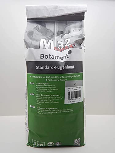 BOTAMENT M32 SUPAX FUGENMASSE FLIEßEN VERFUGEN FARBE WEIß WAND & BODEN 5KG (6)