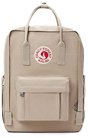 KALIDI Lässiger Rucksack für Damen, 38,1 cm (15 Zoll) Laptop, klassischer Rucksack, Camping-Rucksack, Reise, Outdoor, Tagesrucksack, College, Schultasche (Kakhi)