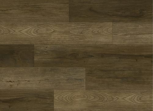 Kraus LVT Luxury Click Fit Vinyl Flooring 100% Waterproof, Kielder Mid Oak 2.2M² Pack - QEPLVTP002