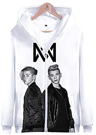 JFLY 3 to 14 Years Kids Hoodie Marcus and Martinus 3D Hoodies Sweatshirt Boys Girls Fashion Harajuku Jacket Coat Children Clothes