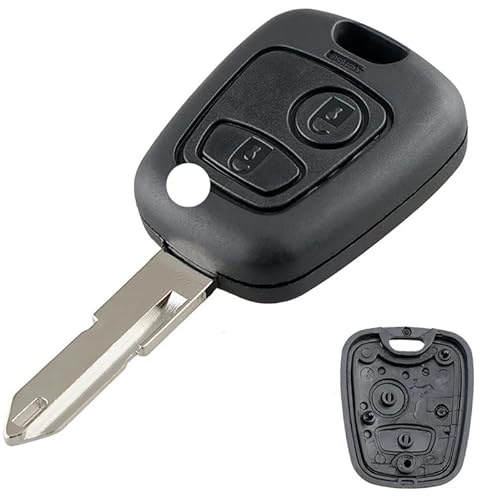 Coque de Voiture à 2 Boutons avec Lame 206 pour Peugeot 106 206 306