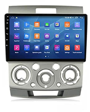 Doppel DIN Bluetooth Autoradio Mit Rückkamera Mikrofon 9 Zoll Touchscreen Autoradio Für Ford Ranger 2/Everest 2 2006-2011 MP5-Player Media Receiver Unterstützt Carplay/DSP/SWC,Octa core,6G+128G