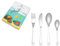 Brillibrum Design Kinderbesteck 4er Set aus Edelstahl Spühlmaschinenfest mit Namen Besteck mit Motiven Kinder Besteck Set (Gravur bis 10 Zeichen, Meerestiere)
