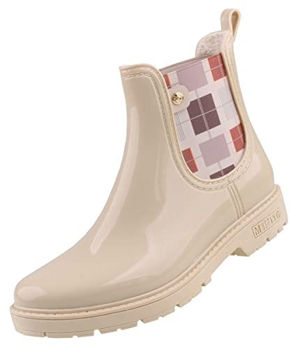 Mustang 1444-502, Chelsea Boot Donna, Beige, 39 EU