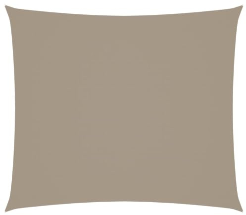 vidaXL Sonnensegel Oxford-Gewebe Rechteckig 2,5x3 m Taupe