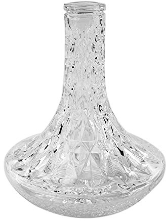 Hochwertiges Shisha Glas Ersatzbowl für verschiedene Größen mit Maßangaben | Wasserpfeife und Hookah Ersatzglas ohne Gewinde | Verschiedenen Designs und Ausführungen (Edition 7)