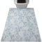 Drymate XL Original Cat Litter Mat, Contains Mess from Box, Protects Floors, Urine-Proof, Machine Washable, Soft on Kitty Paws, Absorbent, Waterproof (USA Made, Recycled Content)(29”x36”)(Blue Floral)