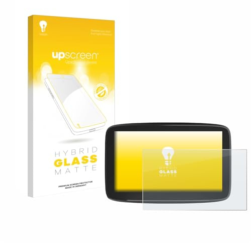 upscreen Lámina Cristales para TomTom GO Classic 6 | Mate Protección Pantalla Made in Germany Anti-Reflejos 9H Dureza Hybrid Tempered Glass
