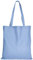 TEXXILLA 10er | 25er | 100er Pack Baumwolltasche - 28 Farben | mit Zwei Langen Henkeln | 38x42cm | Jutebeutel | Einkaufstasche | unbedruckt, Farbe:himmelblau, Größe:10 Stück