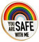 Generic Regenbogen-Stolz-Emaille-Pin, 1pc/ You Are Safe with Me - Langlebig Pride Emaille Badge - Farbgetreuer Regenbogen-Pin für Ärzte, Krankenschwestern, Sicherheitspersonal