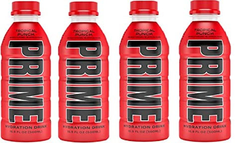 SOFTY Prime Energy Drink by Logan Paul & KSI 355 ML (Tropical Punch), 355,0 millilitri, 500,0 millilitri