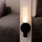 Auraglow Smart LED Sensor Wall Light – Portable – Rechargeable Night Light – Indoor Use – Magnetic Base (1 Pack, Black Metal)