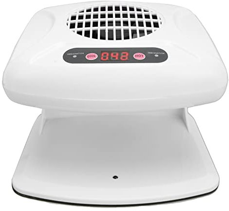 Asciuga Unghie Portatili da 300 W, Essiccatore per Unghie per Smalto Normale Asciugatura Veloce Gel Smalto per Unghie Brezza Fresca e Calda Uso Domestico e del Salone Non Dannoso