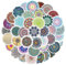 Mandala Aufkleber Mandala Sticker Set 60 Stücke Niedlich Deko für Auto Laptop Skateboard Fahrrad Moped Motorrad Fahrrad Computer,Geeignet für Erwachsene Kinder