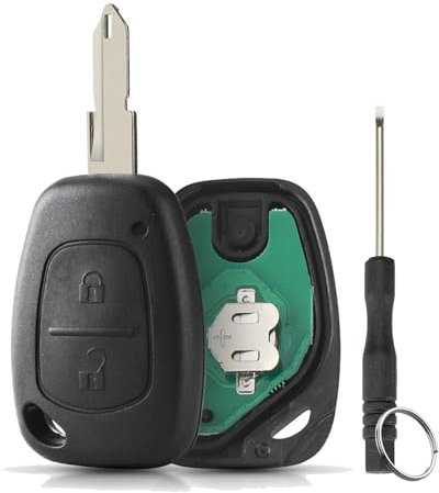 2 Buttons 433MHz Remote Key for Vauxhall Vivaro Key Fob for Renault Master 2 Key Fob Renault Traffic Key Fob Renault Kangoo Key Vauxhall Movano Remote Key Fob