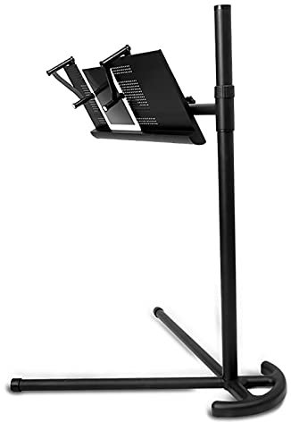 Leseregal, bodenstehend zum Lesen, Teleskop-Heben, hängendes mobiles Bett, Liegen und Spielen am Computer, Notebook-Buchständer, Faltbarer Notenständer (mit Lampe) (Keine Lampe)