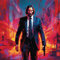 sedax LED Bilder John Wick 30 x 40 Kein Leuchtrahmen – Stimmungsvolle LED Beleuchtung, Individuell & langlebig I Modernes Wandbild mit warmweißen & kaltweißen LEDs für gemütliche Atmosphäre