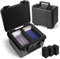 Bheddi Valigetta Carte Gradate, Scatola Portaoggetti per Cartes Compatibile con Portacarte PSA CSG, Trading Card Holder Box per Carte Sportive, Top Loader e One Touch - 2 Scomparti per Carte Valutate