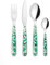 Guzzini - BLUES Set di 24 Posate - Verde Smeraldo - 28194569