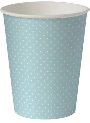 Clarina Lot de 50 gobelets en carton aux couleurs pastel – Gobelets 250 ml