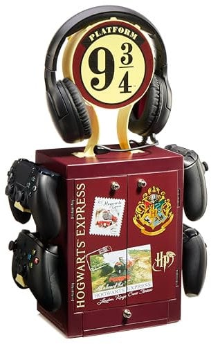 Numskull Harry Potter Platform 9 ¾ Gaming Locker – Offizieller Aufbewahrungsturm für Spiele, Controller, Kopfhörer und Zubehör