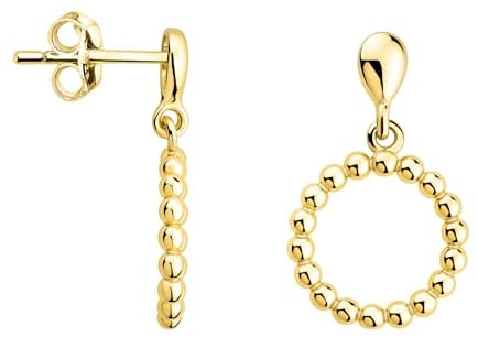 SOFIA MILANI - Damen Ohrringe 925 Silber - vergoldet/golden - Kugel Kreis Ohrstecker - E2645