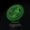 INDIGOS UG - LED Lampe personalisiert - Nachttischlampe - personalisierte Lampe mit Wunschname - Kreise - Hologramm - Illusion, Geschenk - Wunschtext - Weihnachten Geburtstag Junge, Mädchen