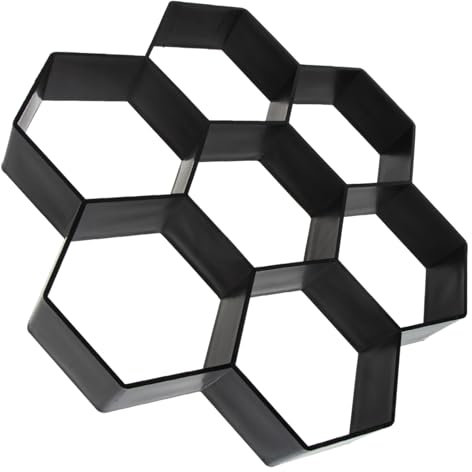 KONTONTY Pflasterform Aus Kunststoff Für Diy-trittsteine Wiederverwendbare Wegformer Für Garten Betonformen Mit Zement Trittsteinpflaster Für Balkon Und Terrasse