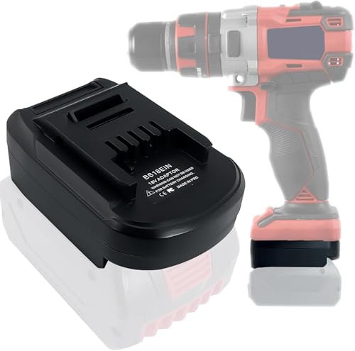 für Bosch GBA zu Einhell Akku Adapter, passend für Bosch GBA 18v Lithium Akkus, geeignet für Einhell 18v Akku-Werkzeuge