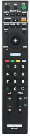 Télécommande universelle RM-ED011 RMED011 compatible avec Sony KDL-32W4000 KDL-40W4000 KDL-52W4000 LCD TV télécommande