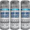 MIXEL Hammer Effect Grey Spray Paint, Easy To Apply, Quick Drying Formula, DIY Projects, Perfect For Metal, Wood, Plastic Ideal For Interior And Exterior Use, 400ml, (3 Pcs)