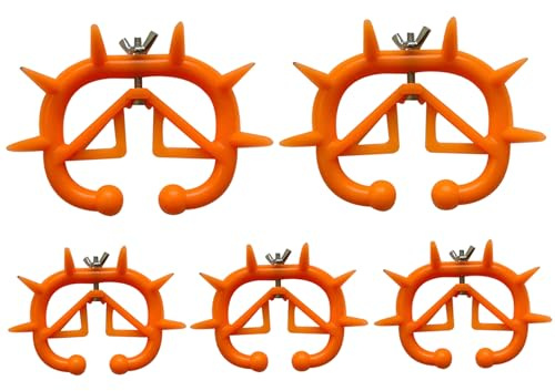 5pcs Kalb entwöhnen Nasenring Safer Kunststoff Kuh Nasenring