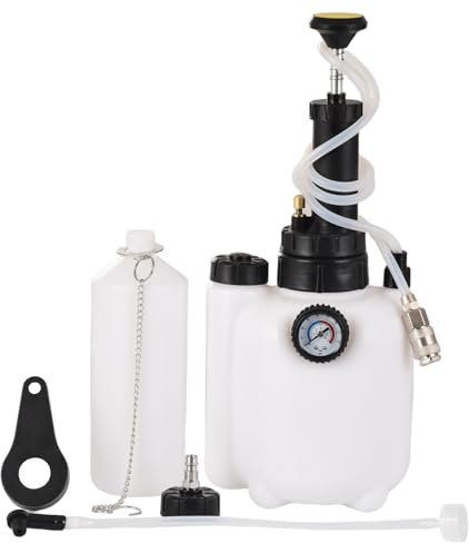 LXNEER 3L Hand Pressure Brake Bleeding Kit Brake Fluid Bleeder Tool Car